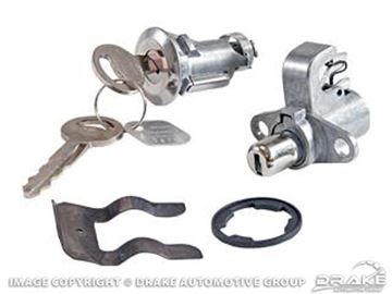 Picture of 69-70 Glovebox & Trunk Lock Set : C9ZZ-6506072-K
