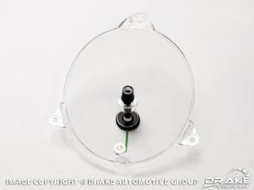 Picture of 1969-70 Mustang Clock Lens (Deluxe, w/ pointer) : C9ZZ-15000