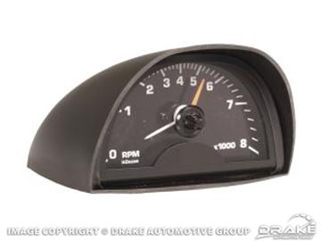 Picture of 1965-70 Mustang Hood Mounted Tach (with Black Face, 8000 RPM) : C8AZ-17A326-B
