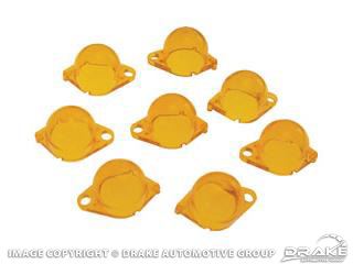 Picture of 67-70 Instrument Panel Light Filters (Amber/Yellow) : C4VY-10B870-Y-8