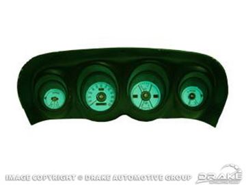 Picture of 69-70 Electro Luminescent Lnstrument Panels (6 piece, no tach) : C9ZZ-10890-GLO