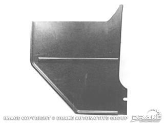 Picture of 64-66 Convertible Kick Panels (Black) : C5ZZ-76023445BK