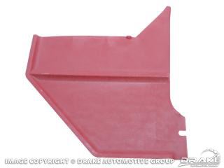 Picture of 1967 Coupe & Fastback Kick Panels (Dark Red) : C7ZZ-65023445DR