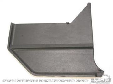 Picture of 67-68 Convertible Kick Panels (Black) : C7ZZ-76023445BK