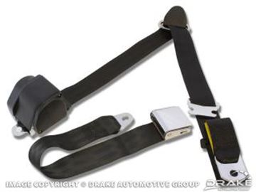 Picture of 3-Point seatbelt /black : SB-3P-BK