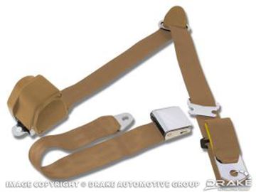 Picture of 3-Point seatbelt /parchment : SB-3P-PR
