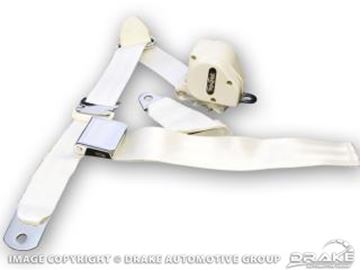 Picture of 3-Point seatbelt /white : SB-3P-WT