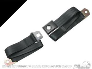 Picture of Push button Seat belt (Black) : SB-BK-PBSB