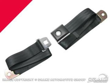 Picture of Push button Seat belt (Bright Red) : SB-BR-PBSB