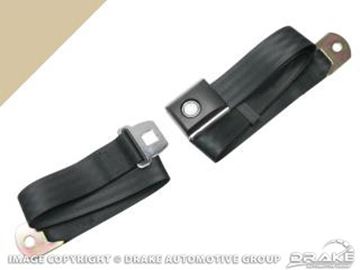 Picture of Push button Seat belt (Parchment) : SB-PR-PBSB