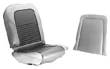 Picture of Front Bucket Seat Upholstery (Black) : 67-S-BUCK-BK