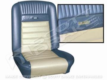 Picture of Pony Upholstery (Black/White) : 65FB-P-FULL-B/W