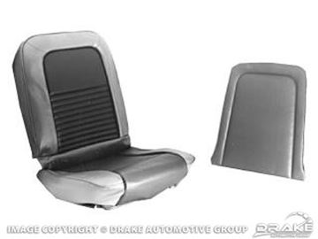Picture of 1967 Full Set Coupe Upholstery (Saddle) : 67CP-S-FULL-SA