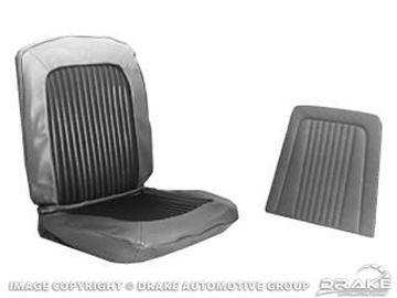 Picture of Full Set Convertible Upholstery (Standard, Black) : 69CV-S-FULL-BK