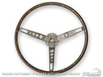 Picture of Deluxe Steering Wheel (Wood) : C5ZZ-3600-N
