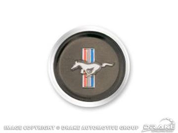 Picture of 1968 Mustang Horn Panel Emblem with Classic Tri-Bar Logo : C8ZZ-3649-AR