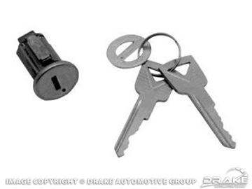 Picture of Ignition Cylinder & Keys : C5OZ-11582-A