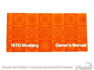 Picture of 1970 Owners Manual : OM-70