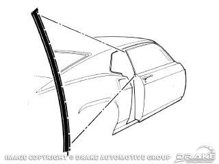 Picture of 69-70 Quarter Window Seal (Fastback, RH) : D0ZZ-63214A14-R