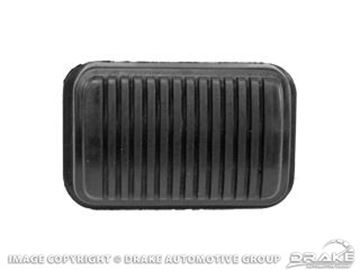 Picture of 69-73 Clutch Pedal Pad : C9ZZ-7A624-A