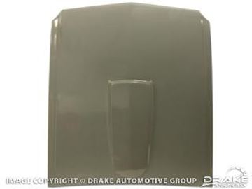 Picture of 1964-66 Mustang Fiberglass Hood with Scoop : S1MS-16612-A