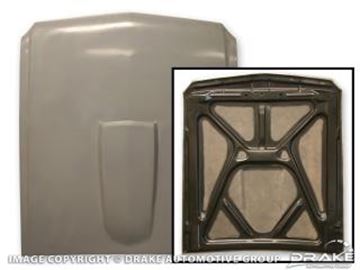 Picture of 65-6 Shelby hood w/metal frame : S1MS-16612-MF