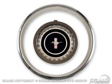 Picture of Steering Wheel Hub Emblem & Trim : C7ZZ-3649/56-K