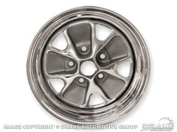 Picture of 65-67 Styled Steel Wheel (14x6 Chrome Rim) : C5ZZ-1007-DR