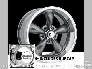 Picture of 1964-73 Mustang Classic Wheel (Anthracite, 15 x 6 with 3.5' Backspace) : S1MS-1007-156