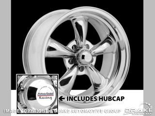 Picture of 1964-73 Mustang Classic Wheel (Polished, 15 x 6 with 3.5' Backspace) : S1MS-1007-156P