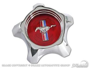 Picture of 1967 Styled Steel Hub Cap (Red) : C7ZZ-1130-R