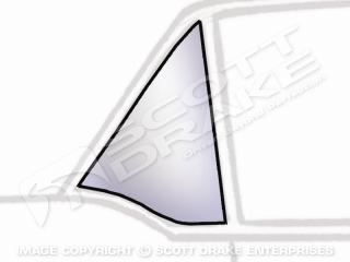 Picture of 71-73 FB LH Quarter Glass, Clear : D1ZZ-6329711-C