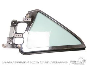 Picture of 1964-66 Mustang Coupe Quarter Glass Assembly (Right Hand, tinted) : C5ZZ-6529958-TK