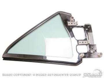 Picture of 1964-66 Mustang Coupe Quarter Glass Assembly (Left Hand, tinted) : C5ZZ-6529959-TK