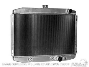 Picture of 1967-69 Mustang 24" High Performance Aluminum Radiator (Small Block) with Transmission Cooler : 338-2AL