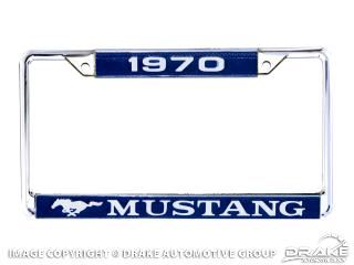 Picture of 1970 Mustang Year Dated License Plate Frame : ACC-LPF-70
