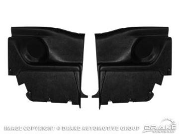 Picture of 1969-70 Mustang Fastback Interior Rear Quarter Trim Panels with Speaker Pods : C9ZZ-63314867SP