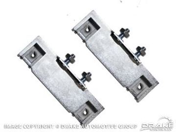 Picture of 1969 Mustang Deluxe Arm Rest Brackets : C9ZZ-65240A10-A