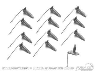 Picture of 70-73 Tail Lamp Panel Molding Clips : D0GY-65291B80-A