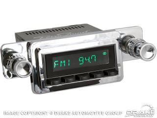 Picture of 19640973 Mustang RetroSound Zuma Radio with Black Buttons : RS-ZUMA-B