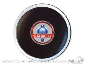 Picture of Corso Feorce 6 Hole Steering Wheel Cobra Horn Button Emblem : S1MS-3623-COBRA