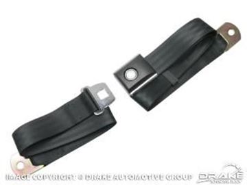 Picture of Push button Seat belt (Black)-72 INCH : SB-BK-PBSB-72