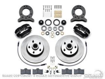 Picture of 64-69 Mustang Wilwood Disc Brake Conversion w/ Standard Rotors : DBC-6569-WW